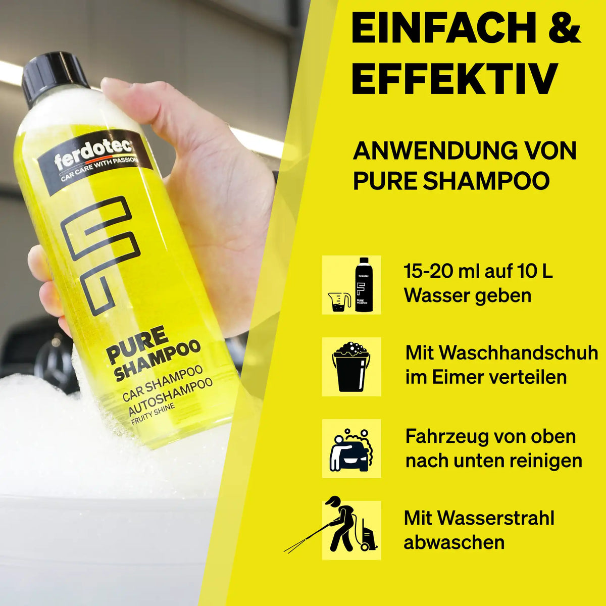 Basic Car Care Set Schwarz