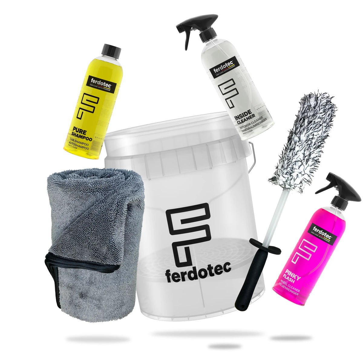 Basic Car Care Set Weiss
