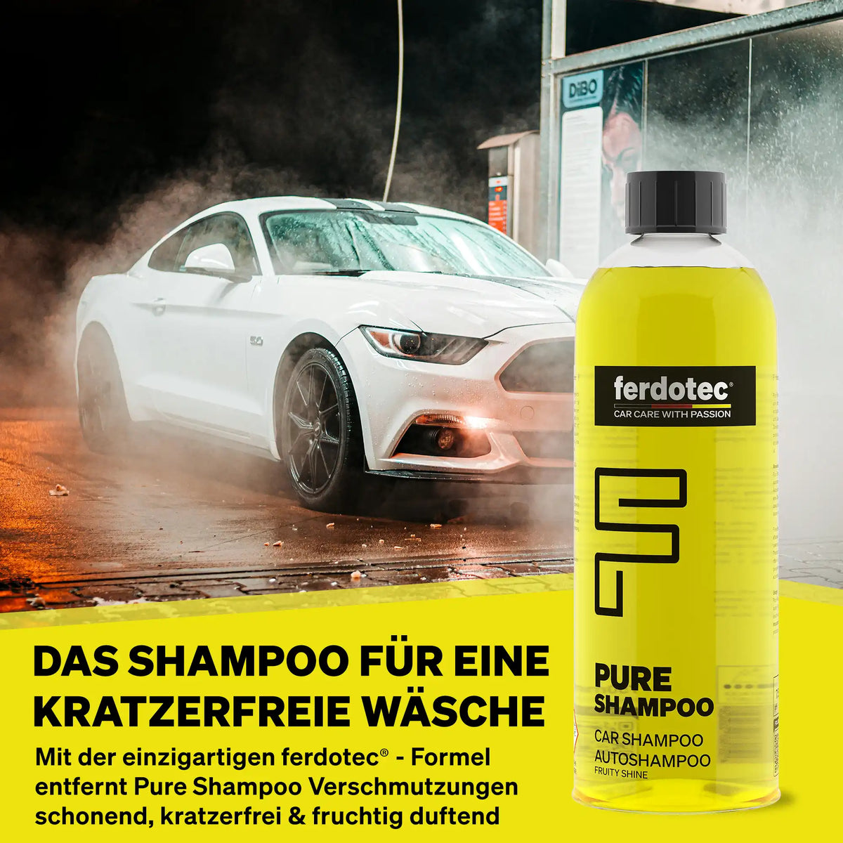 Pure Shampoo & Pinky Flash mit Felgenbürste Spar-Set